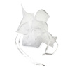 Mouchoir sac organdi cordon couleur au choix couleur : blanc