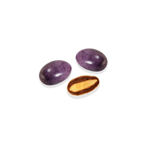 amande et chocolat praliné couleur violette lamandine