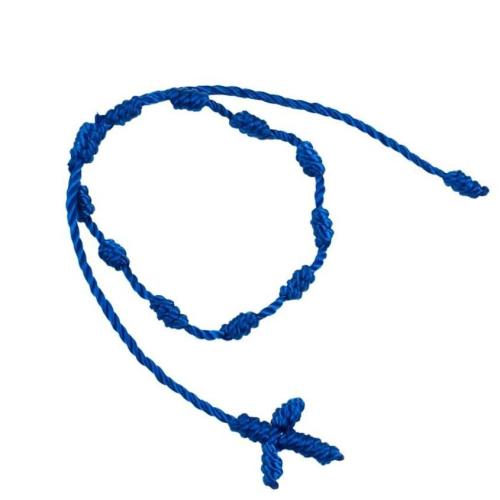 bracelet rosaire bleu- lamandine confiserie