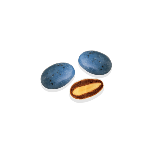 amande et chocolat praliné couleur bleu jean's lamandine