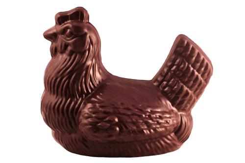 poule tradition chocolat noir 12 cm